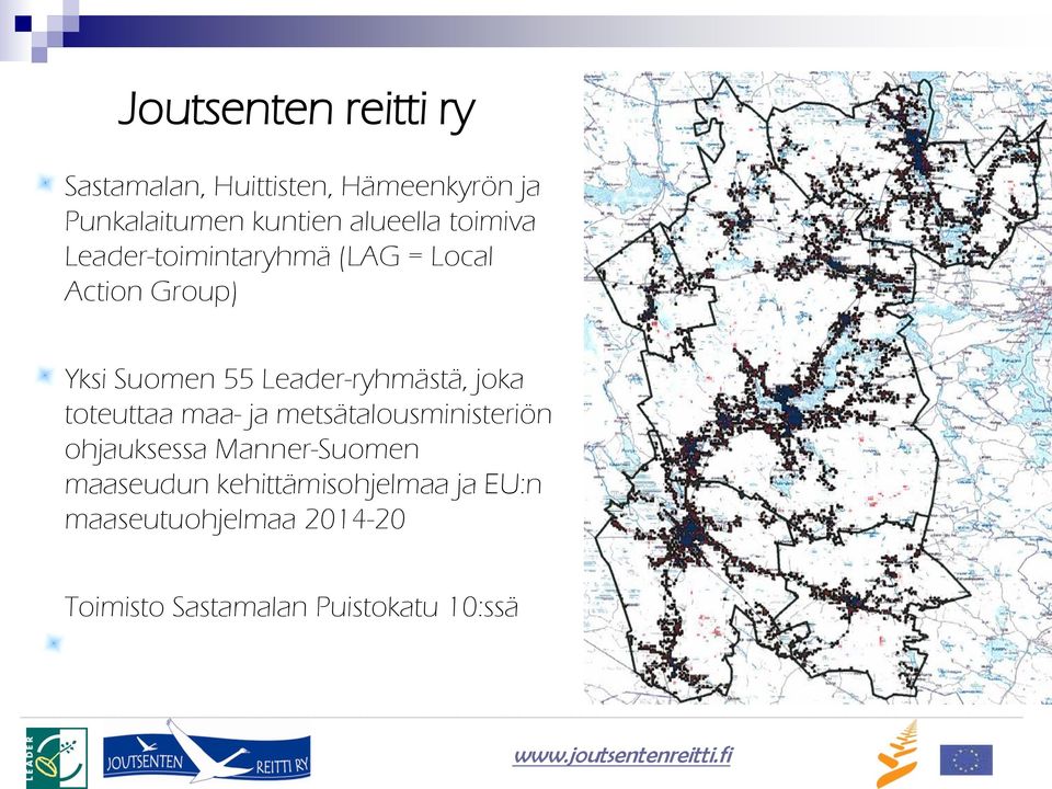 Leader-ryhmästä, joka toteuttaa maa- ja metsätalousministeriön ohjauksessa