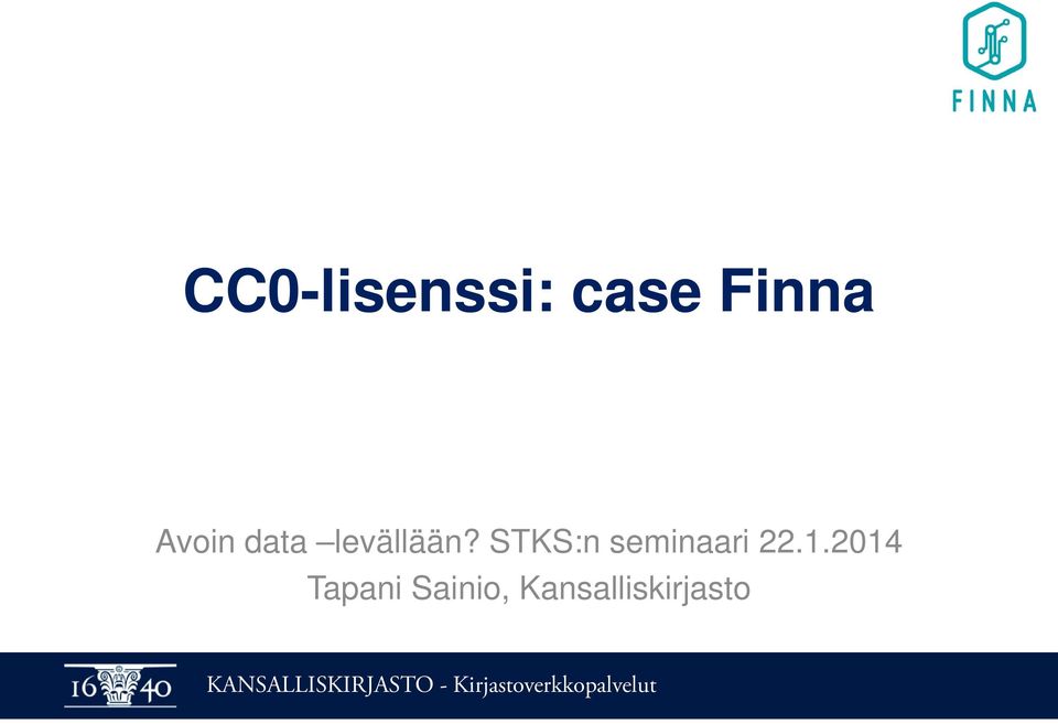 STKS:n seminaari 22.1.