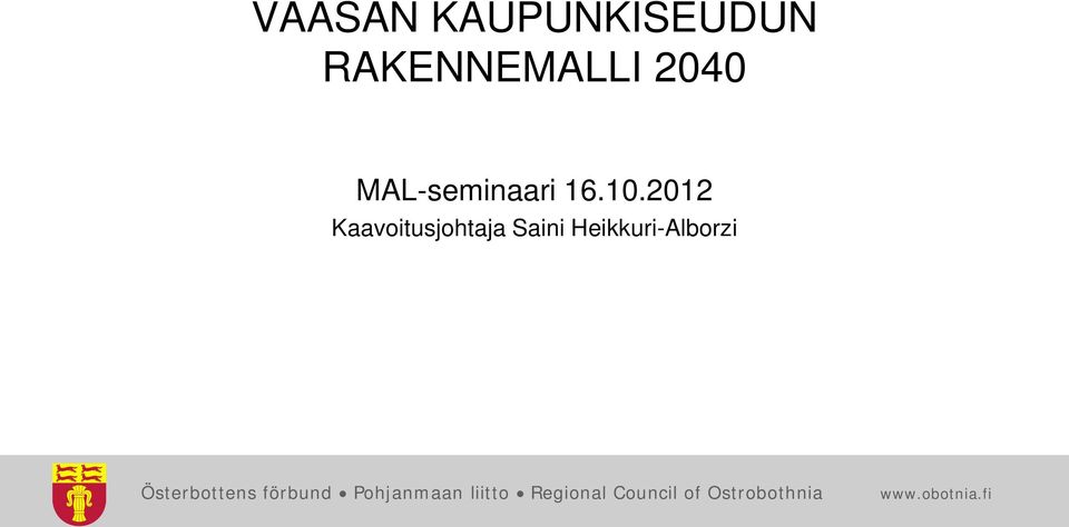 MAL-seminaari 16.10.