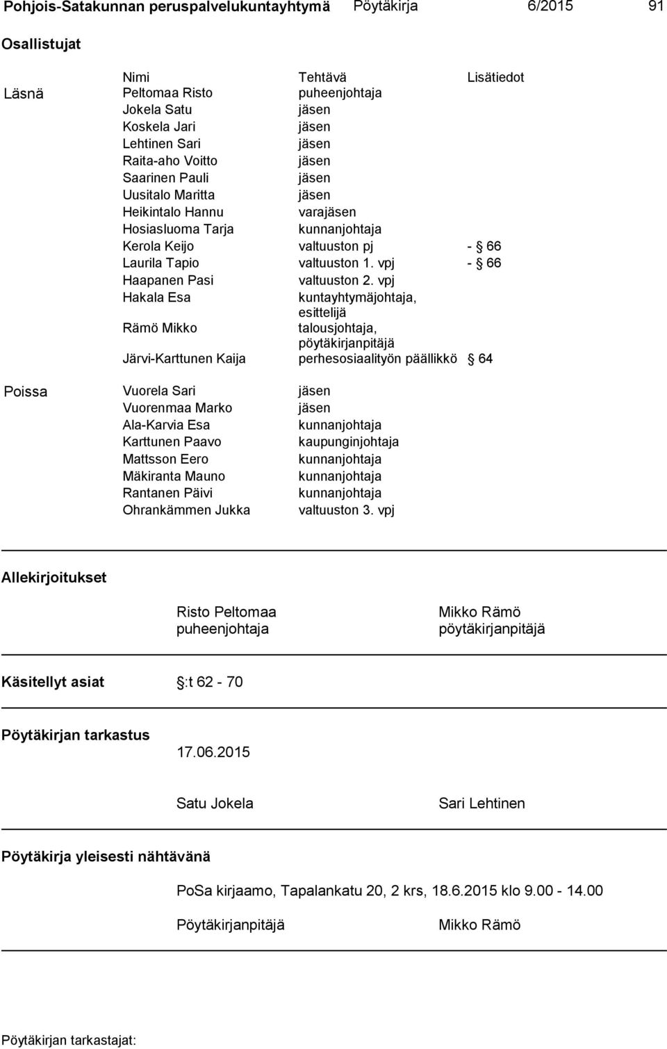 vpj - 66 Haapanen Pasi valtuuston 2.