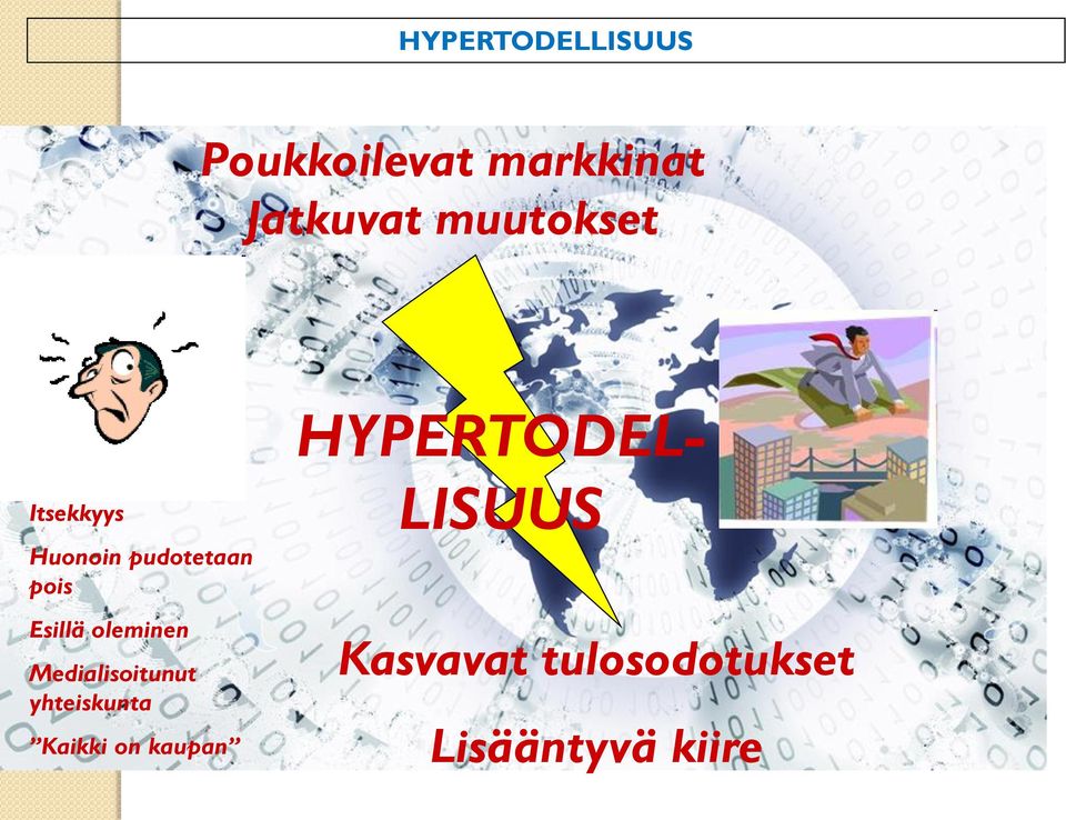 oleminen Medialisoitunut yhteiskunta Kaikki on kaupan