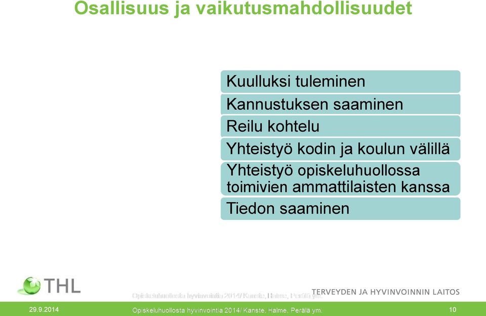 Yhteistyö kodin ja koulun välillä Yhteistyö