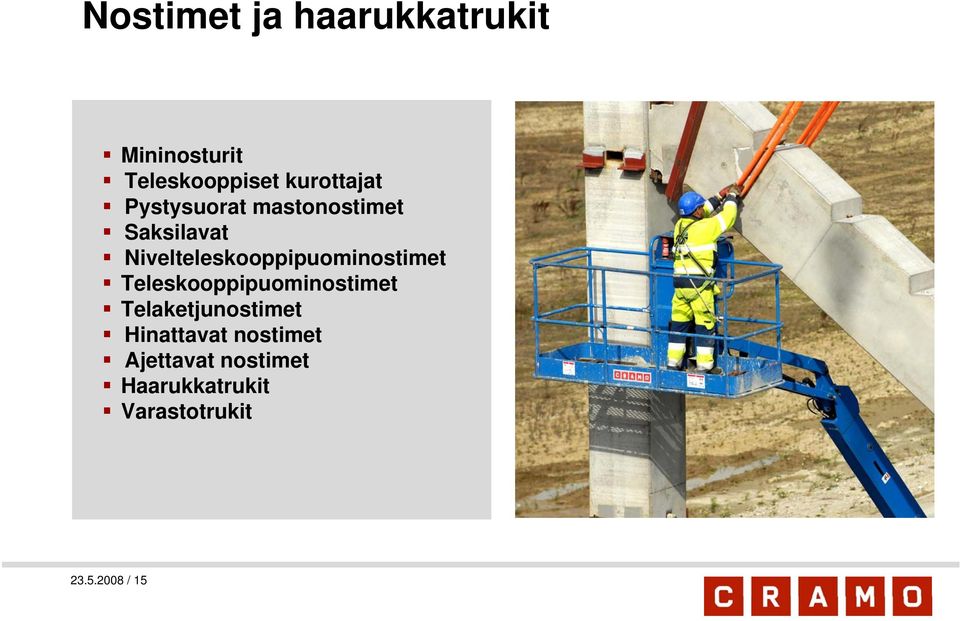 Nivelteleskooppipuominostimet Teleskooppipuominostimet