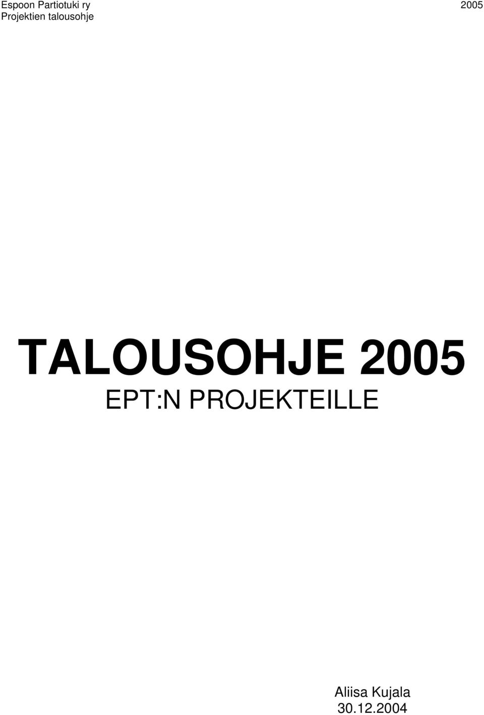 PROJEKTEILLE