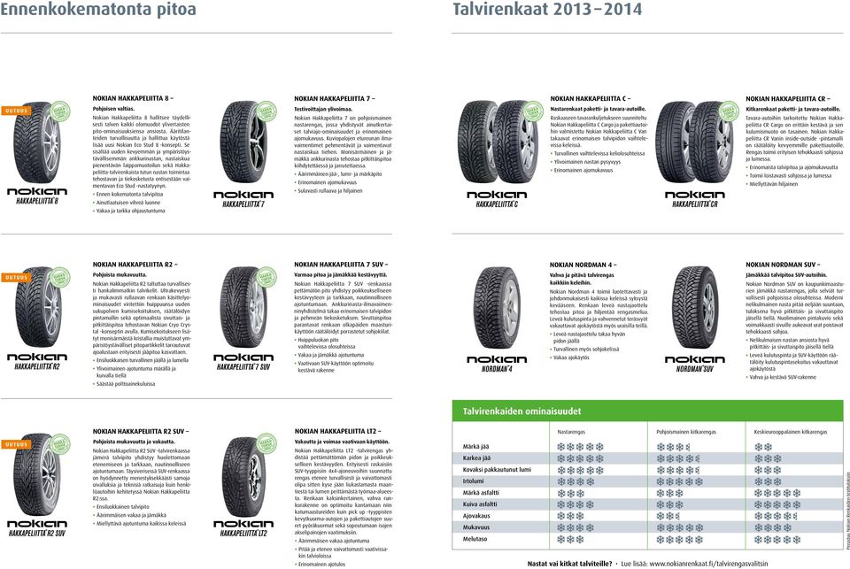 Ääritilanteiden turvallisuutta ja hallittua käytöstä lisää uusi Nokian Eco Stud 8 -konsepti.