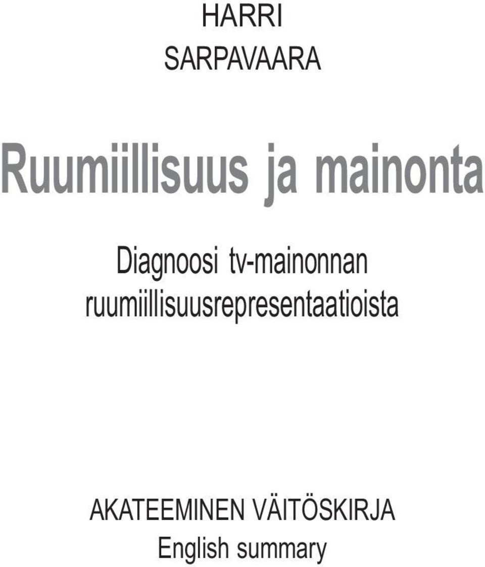ruumiillisuusrepresentaatioista