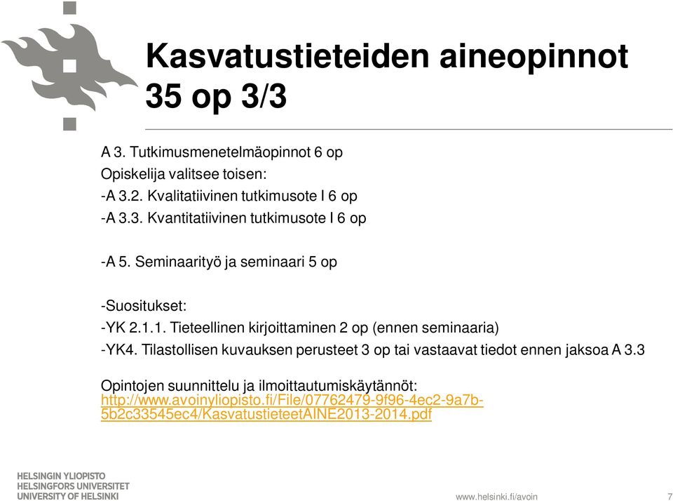 1.1. Tieteellinen kirjoittaminen 2 op (ennen seminaaria) -YK4.