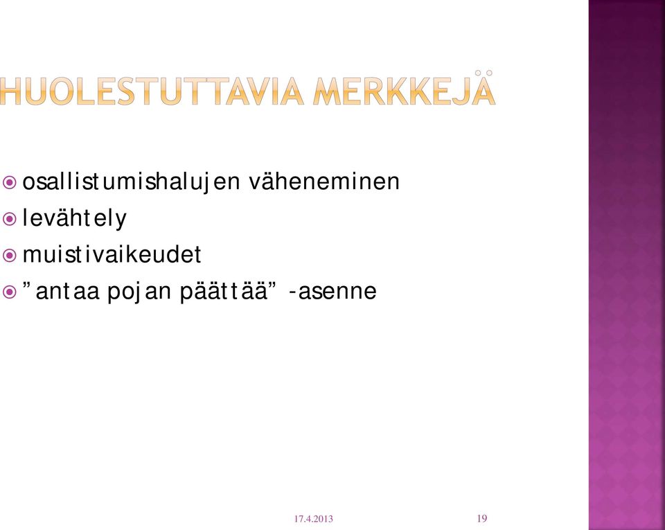 muistivaikeudet antaa