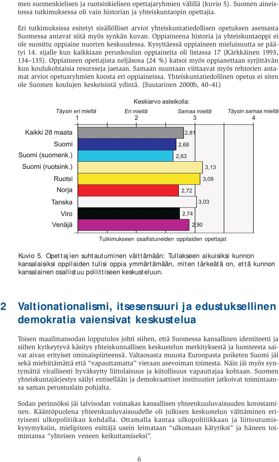 Oppiaineena historia ja yhteiskuntaoppi ei ole suosittu oppiaine nuorten keskuudessa. Kysyttäessä oppiaineen mieluisuutta se päätyi 14.