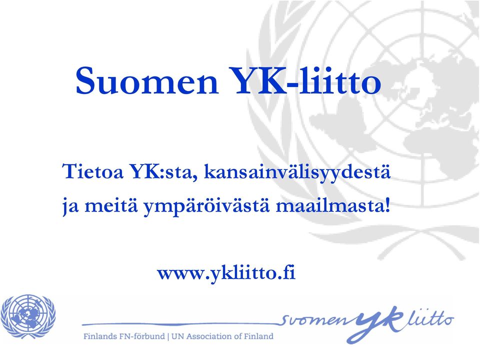 kansainvälisyydestä ja