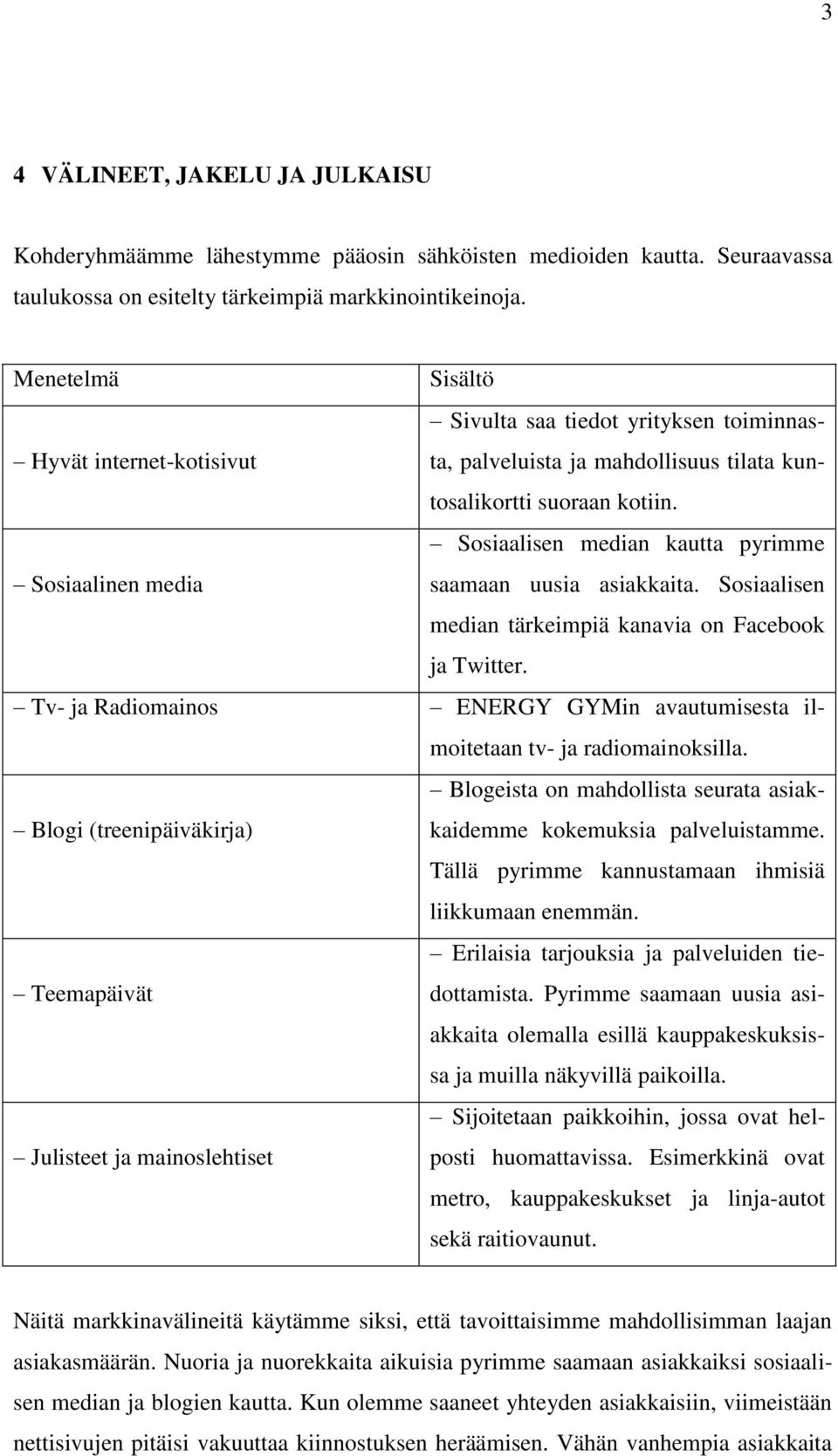 Sosiaalisen median kautta pyrimme Sosiaalinen media saamaan uusia asiakkaita. Sosiaalisen median tärkeimpiä kanavia on Facebook ja Twitter.
