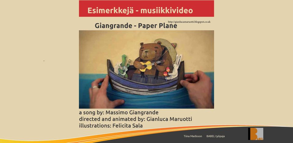 uk Giangrande - Paper Plane a song by: Massimo