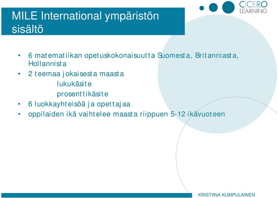 teemaa jokaisesta maasta lukukäsite prosenttikäsite 6