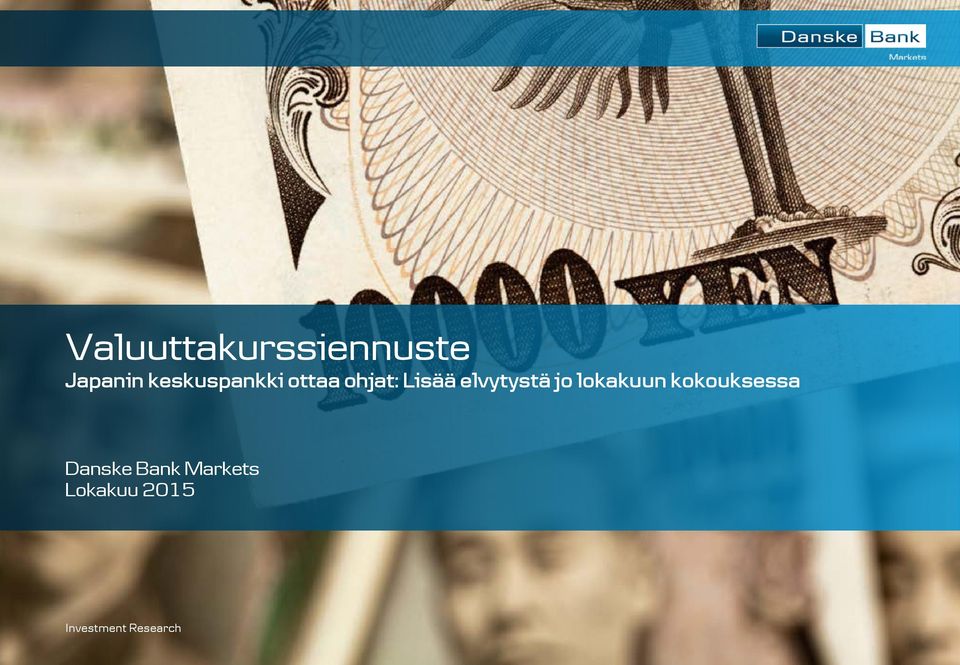 elvytystä jo lokakuun kokouksessa