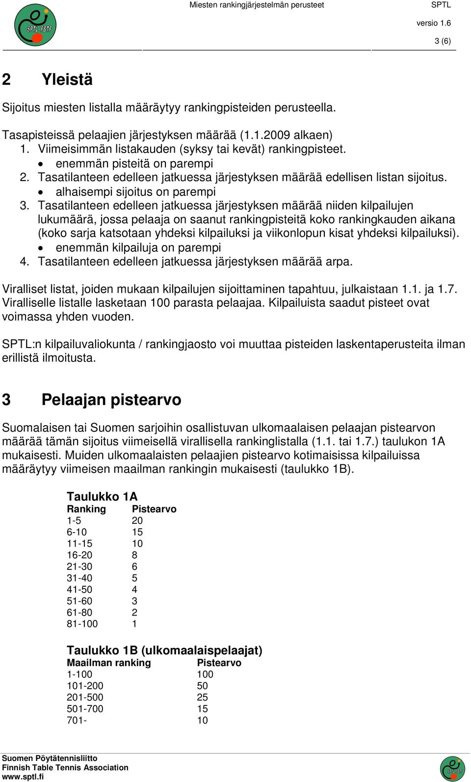 alhaisempi sijoitus on parempi 3.