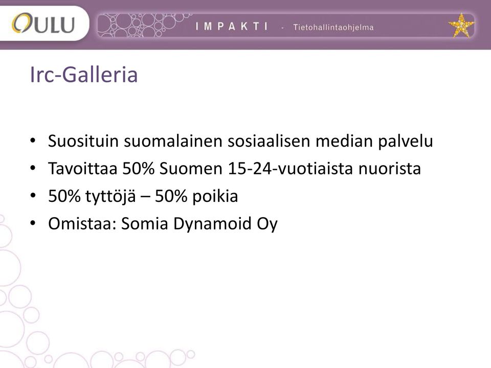 50% Suomen 15-24-vuotiaista nuorista