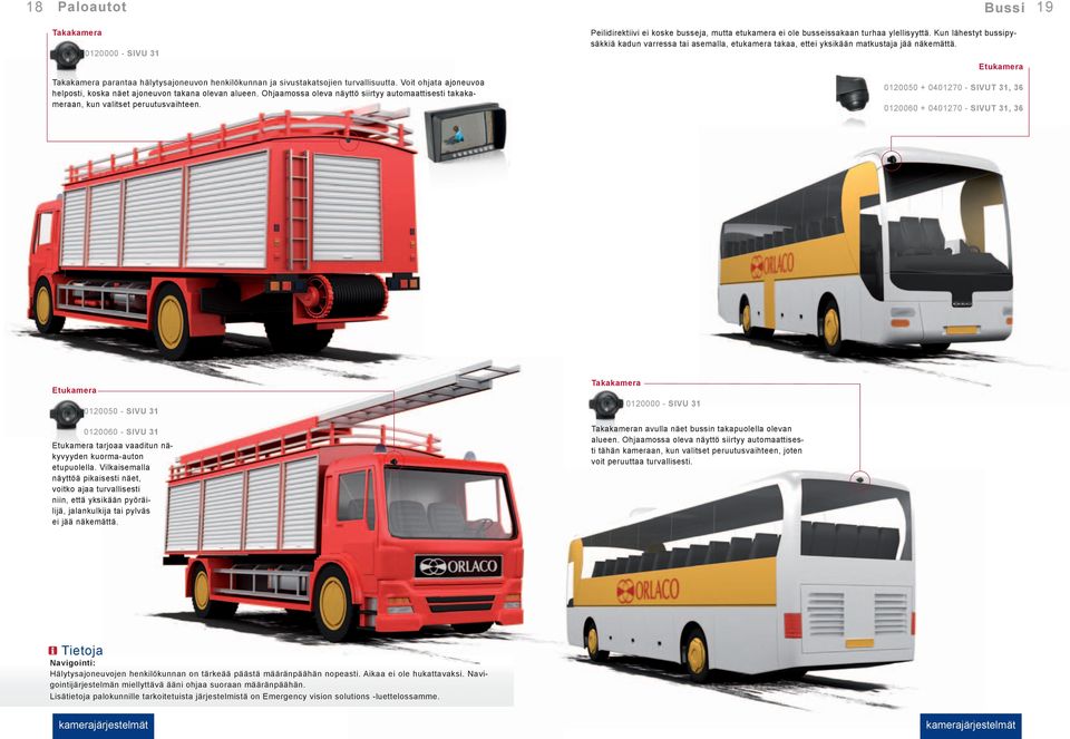 Peilidirektiivi ei koske busseja, mutta etukamera ei ole busseissakaan turhaa ylellisyyttä.