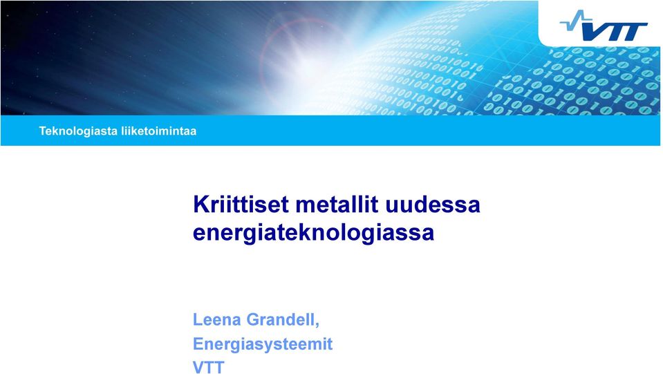 energiateknologiassa