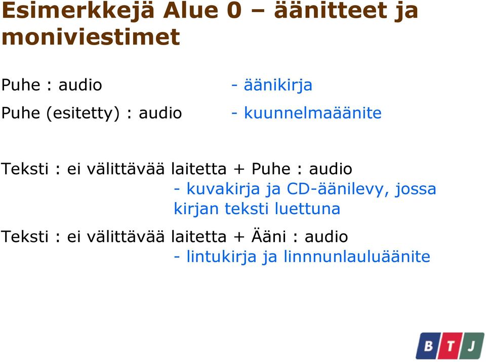 Puhe : audio - kuvakirja ja CD-äänilevy, jossa kirjan teksti luettuna