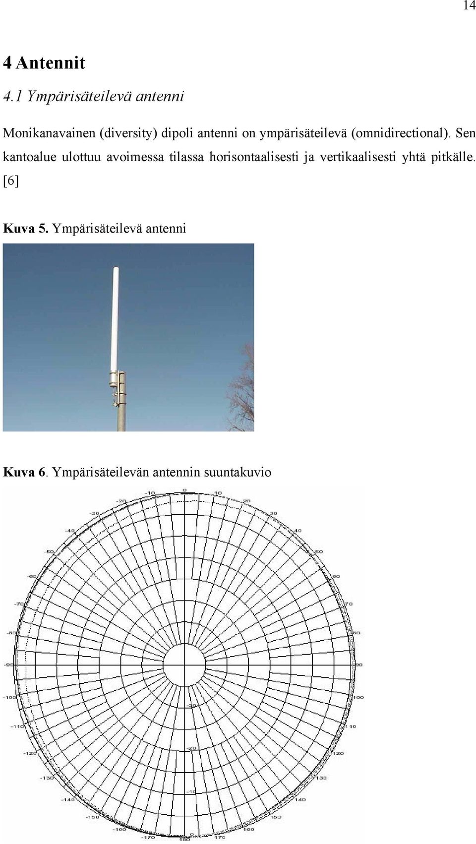 ympärisäteilevä (omnidirectional).