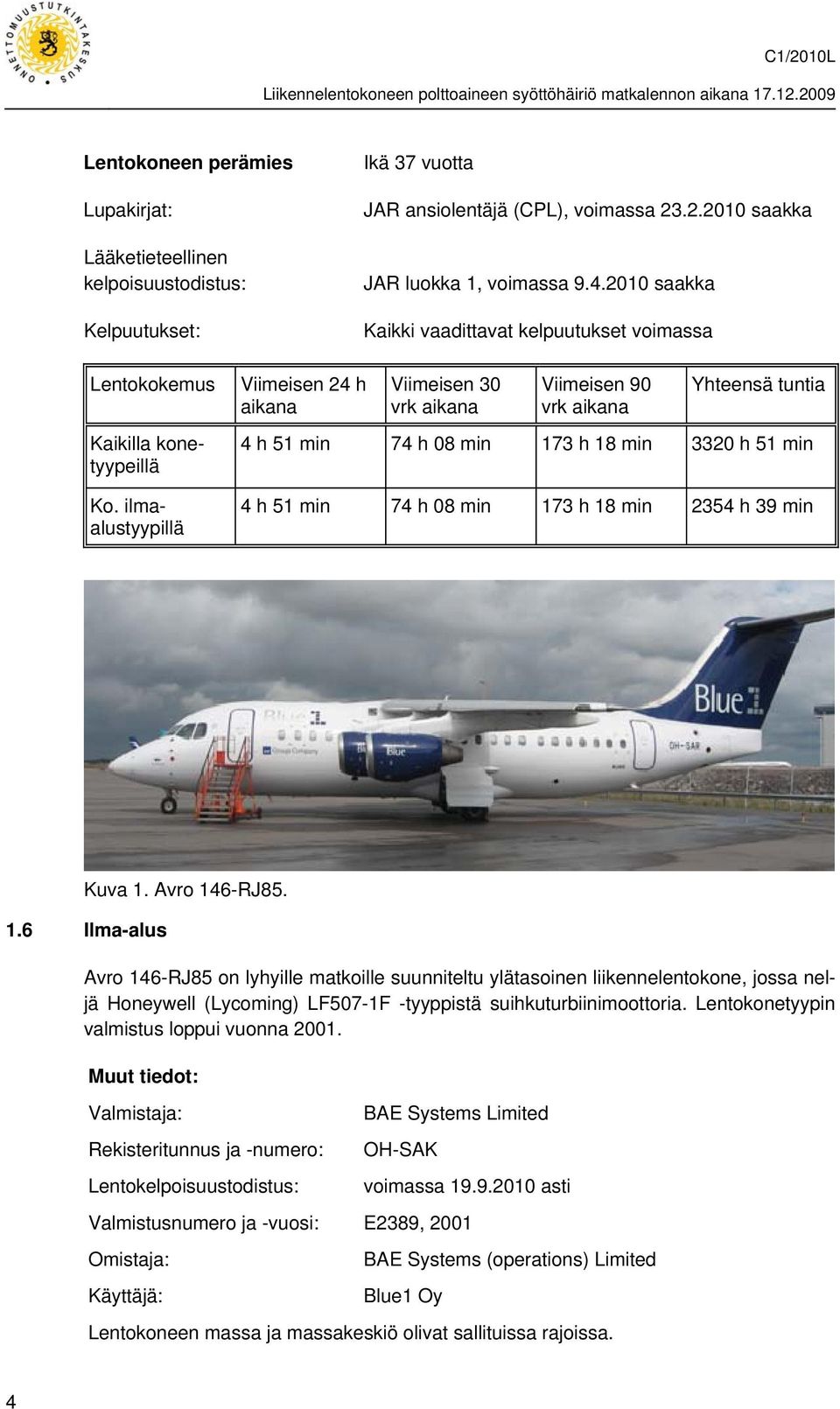 ilmaalustyypillä 4 h 51 min 74 h 08 min 17