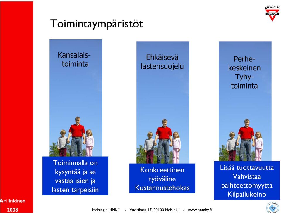 vastaa isien ja lasten tarpeisiin Konkreettinen työväline