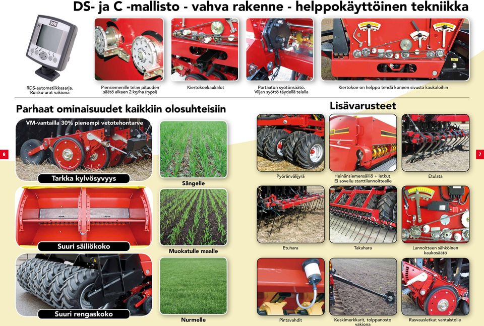 olosuhteisiin Portaaton syötönsäätö.