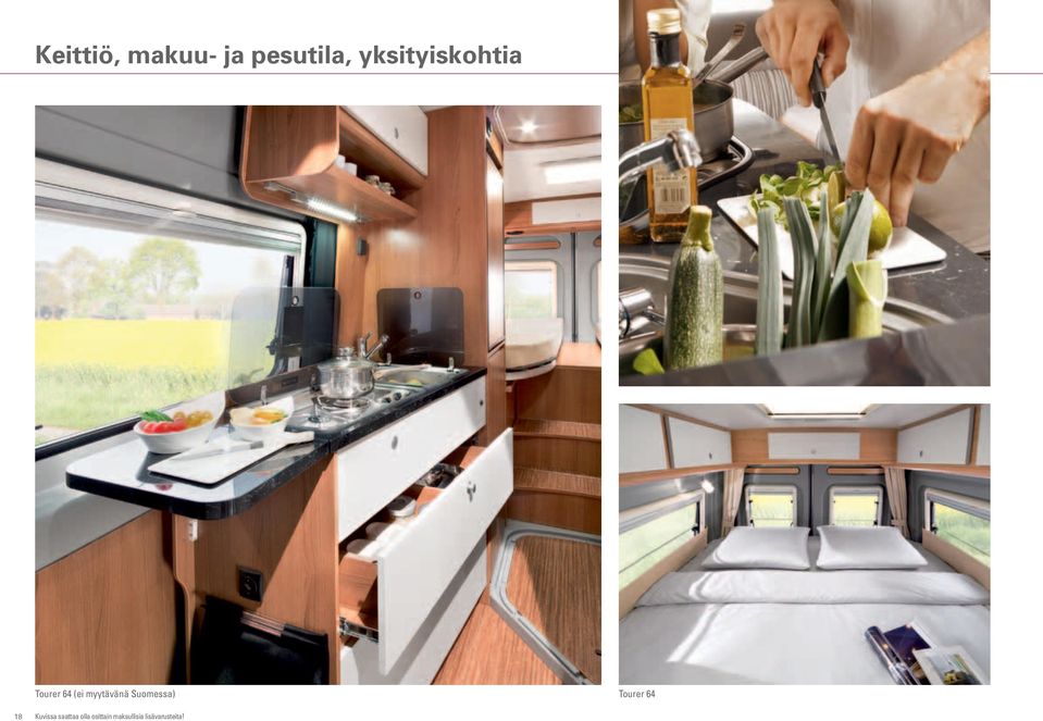 myytävänä Suomessa) Tourer 64 18