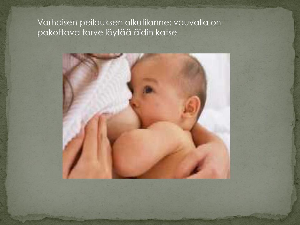 alkutilanne: