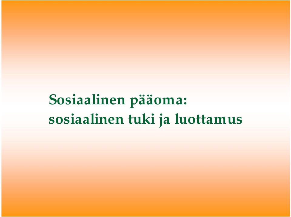 sosiaalinen