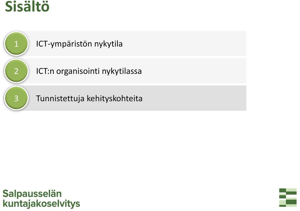 organisointi nykytilassa