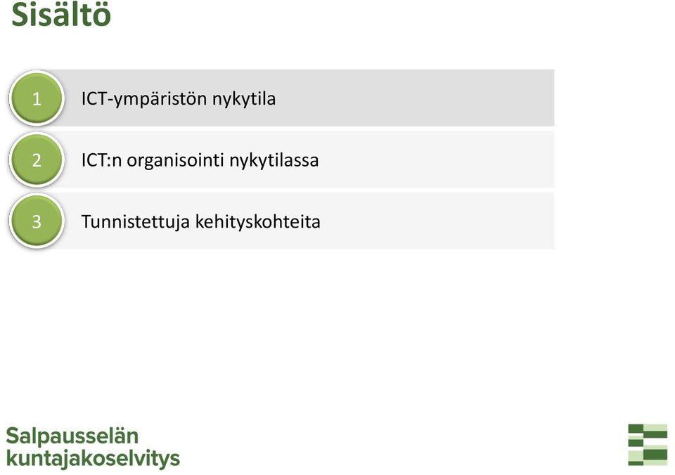 organisointi nykytilassa