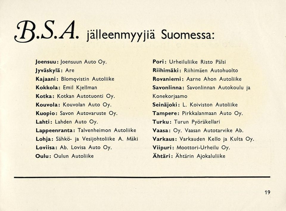 Lovisa Auto Oy.