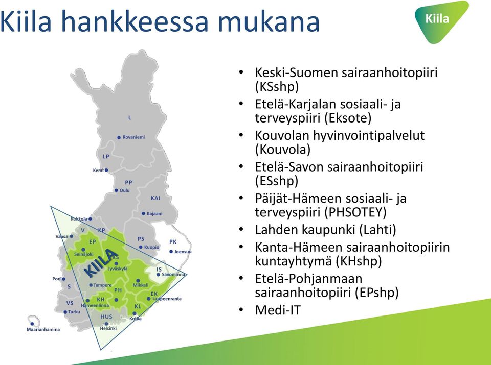 (ESshp) Päijät-Hämeen sosiaali- ja terveyspiiri (PHSOTEY) Lahden kaupunki (Lahti)