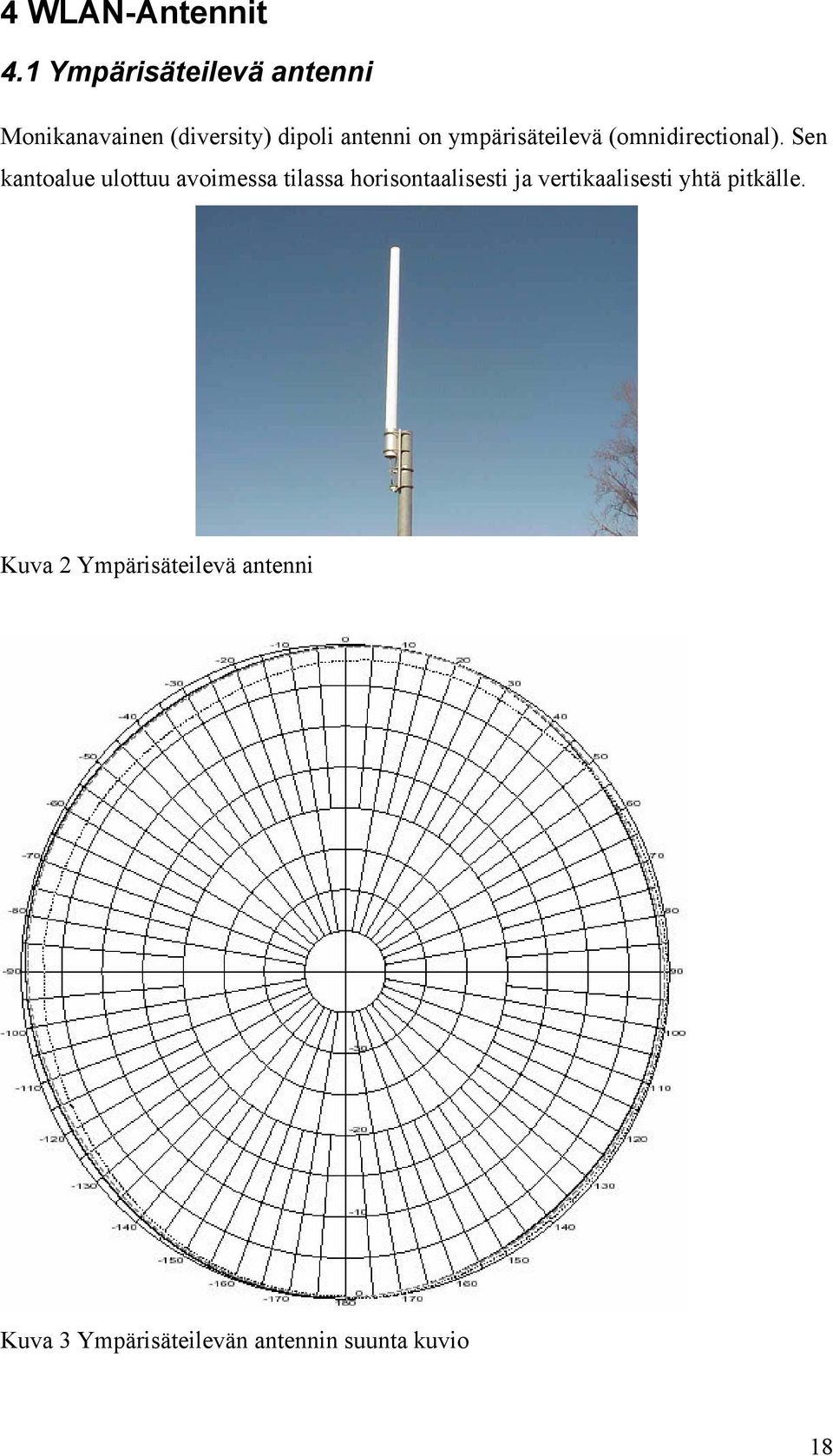 ympärisäteilevä (omnidirectional).