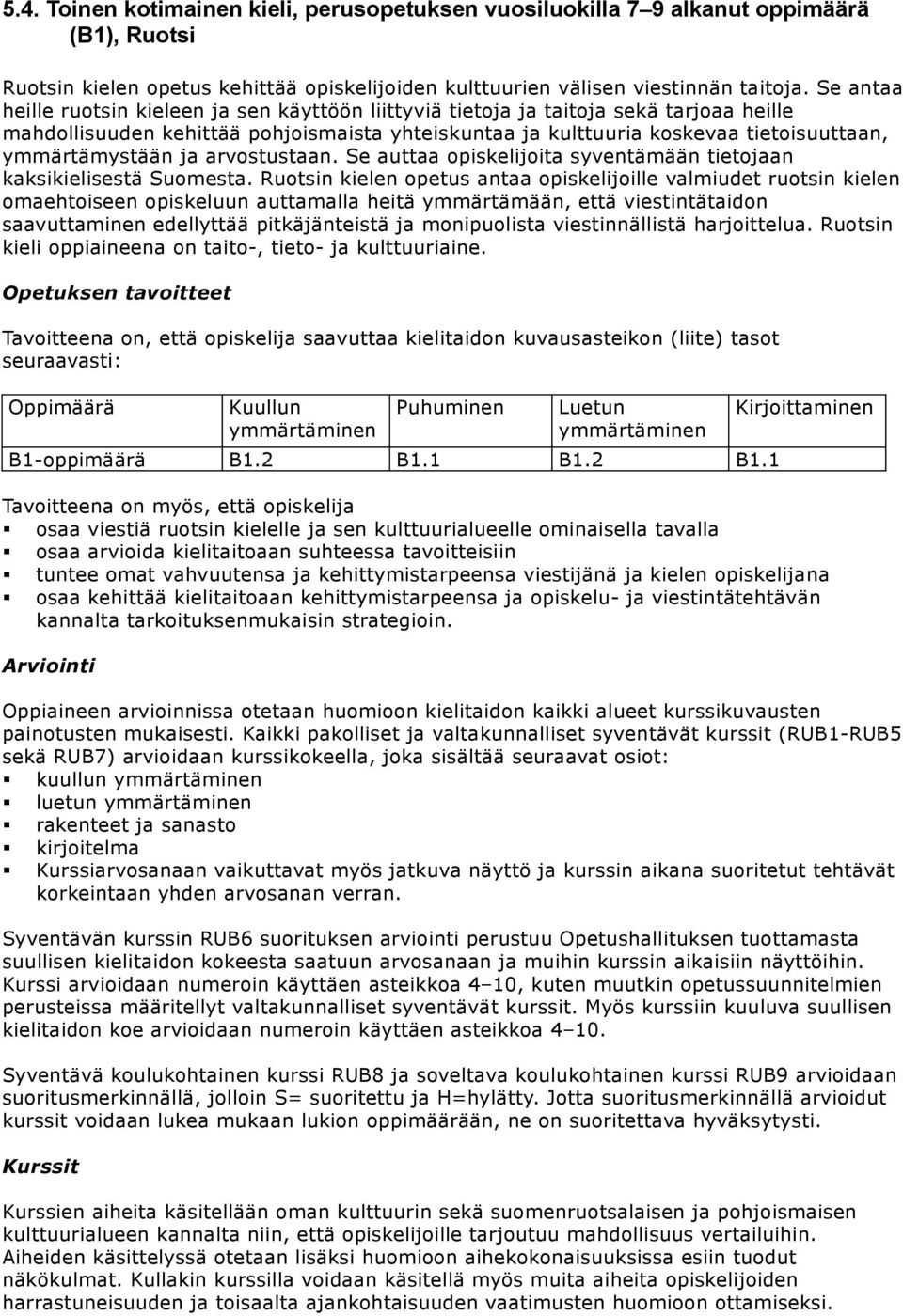 ymmärtämystään ja arvostustaan. Se auttaa opiskelijoita syventämään tietojaan kaksikielisestä Suomesta.