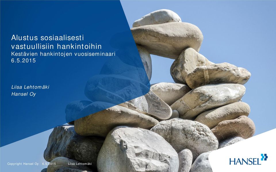 hankintoihin Kestävien