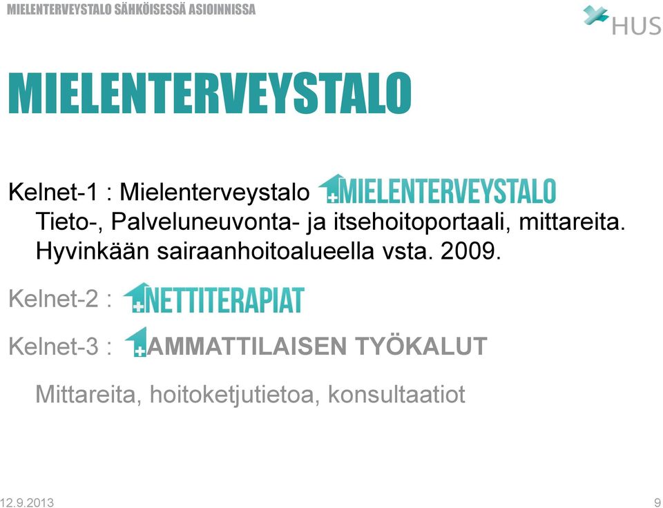 Hyvinkään sairaanhoitoalueella vsta. 2009.