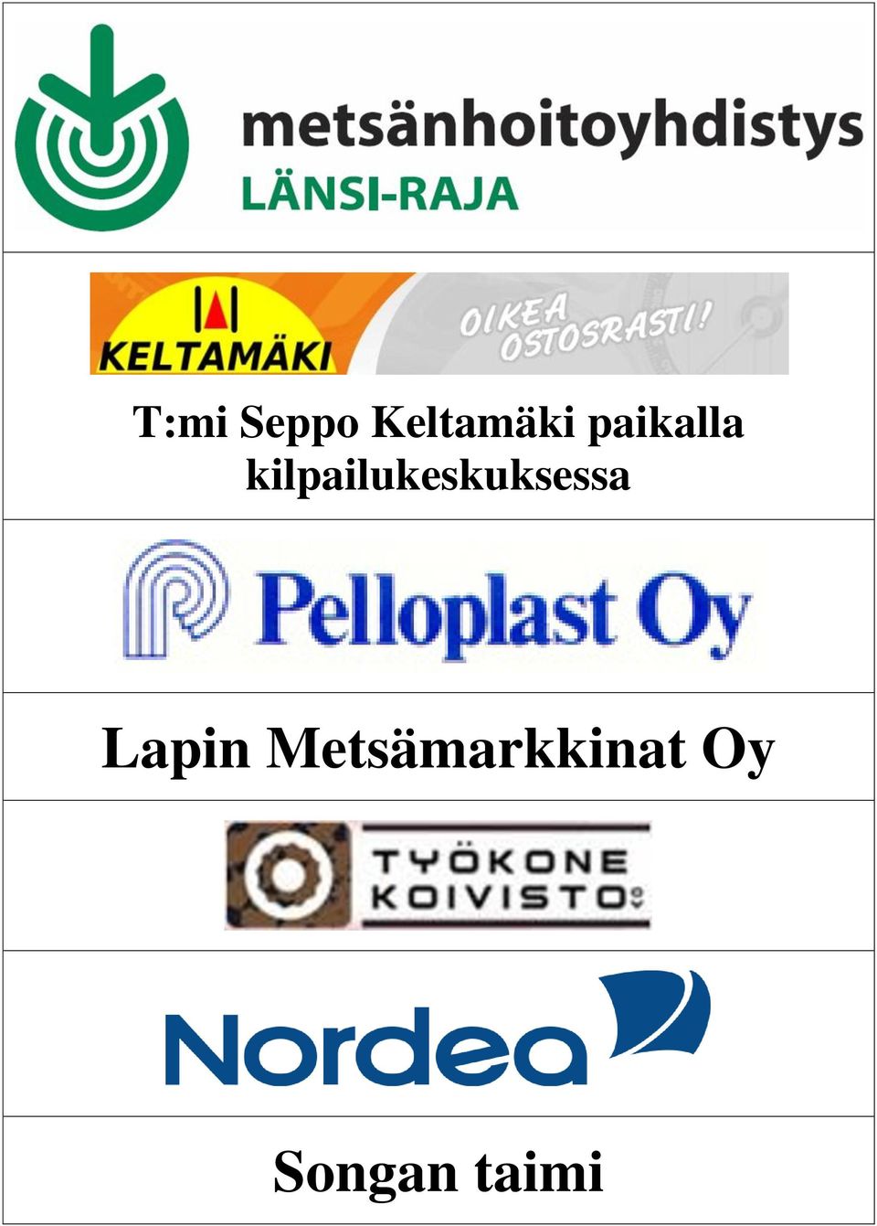 kilpailukeskuksessa