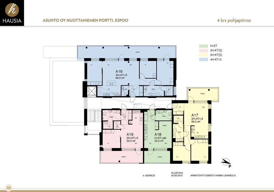 0 m² WC K ARV KATTOLUUKKU EI60 O K K A17 3++ 66.