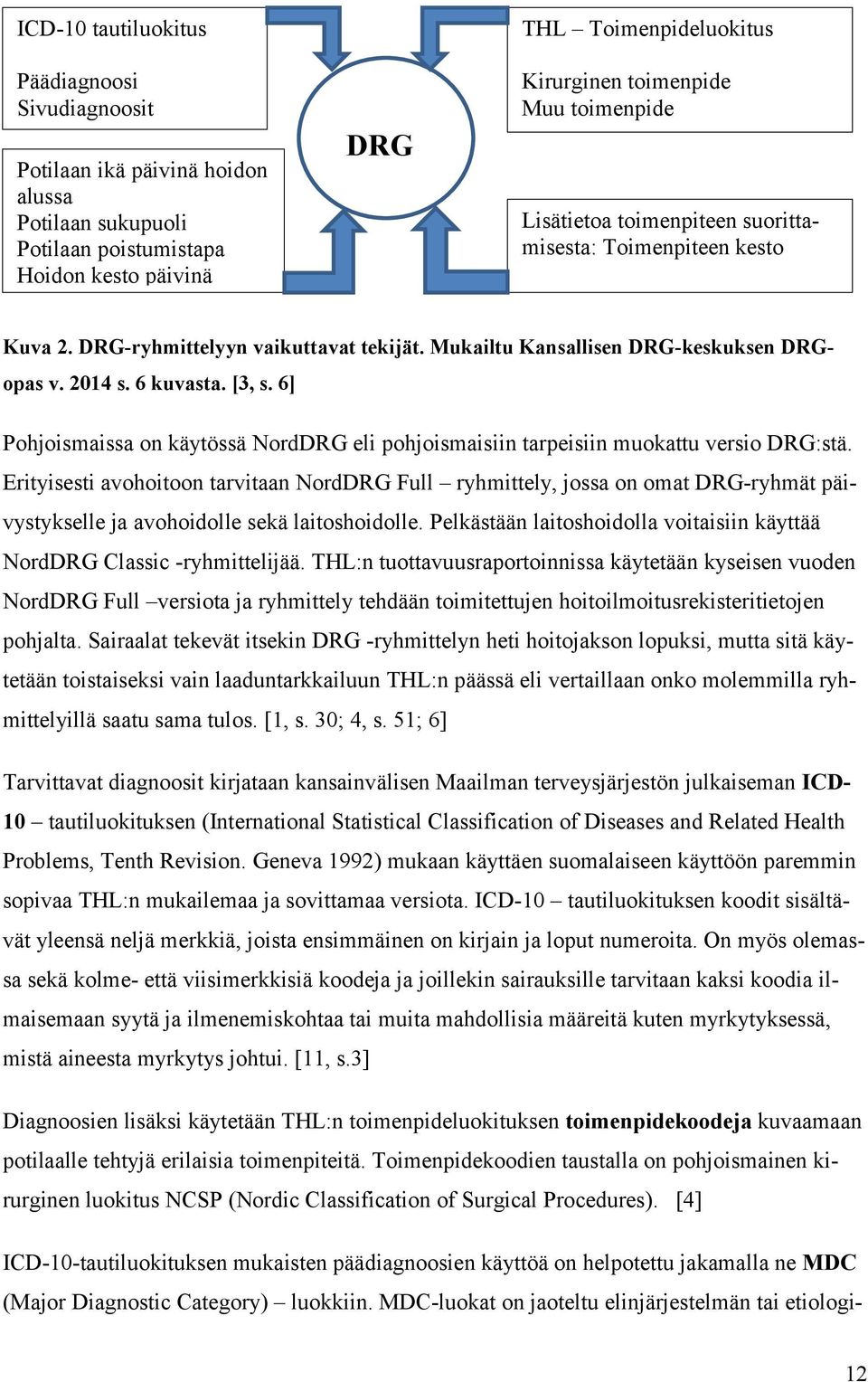 6] Pohjoismaissa on käytössä NordDRG eli pohjoismaisiin tarpeisiin muokattu versio DRG:stä.