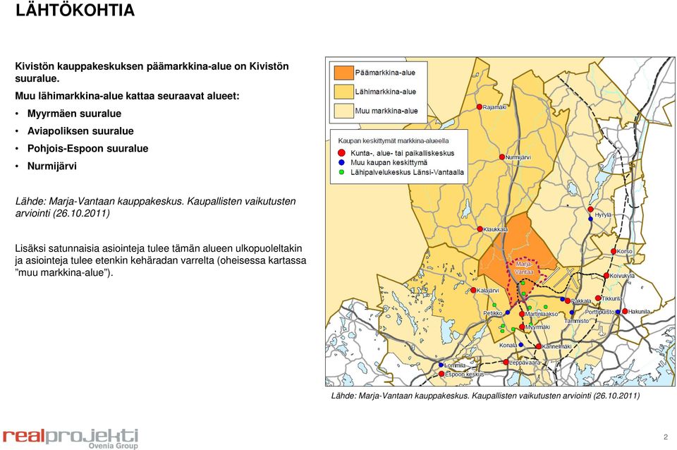 Marja-Vantaan kauppakeskus. Kaupallisten vaikutusten arviointi (26.10.