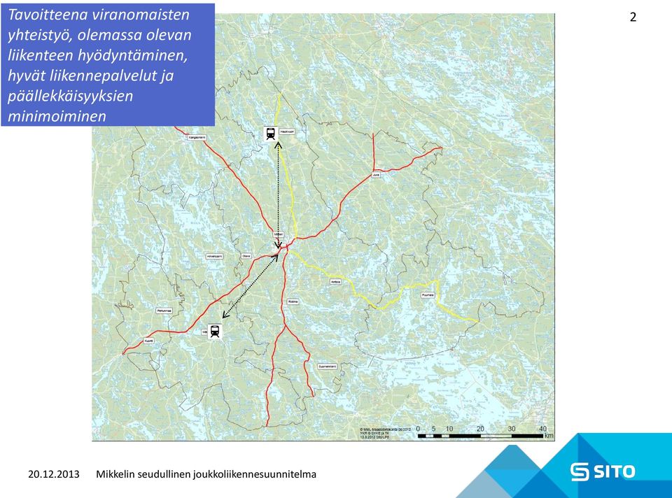 liikennepalvelut ja päällekkäisyyksien