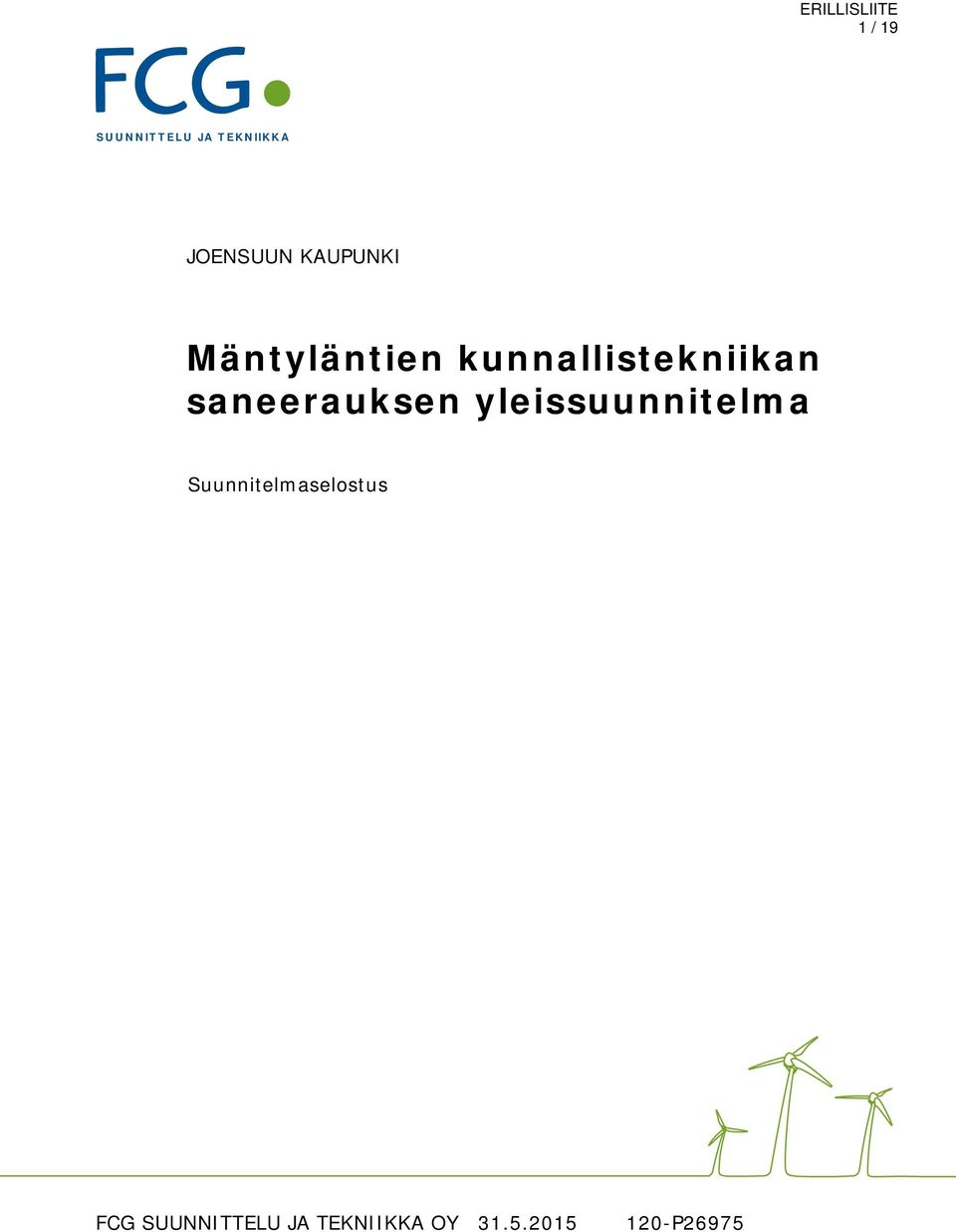 saneerauksen yleissuunnitelma