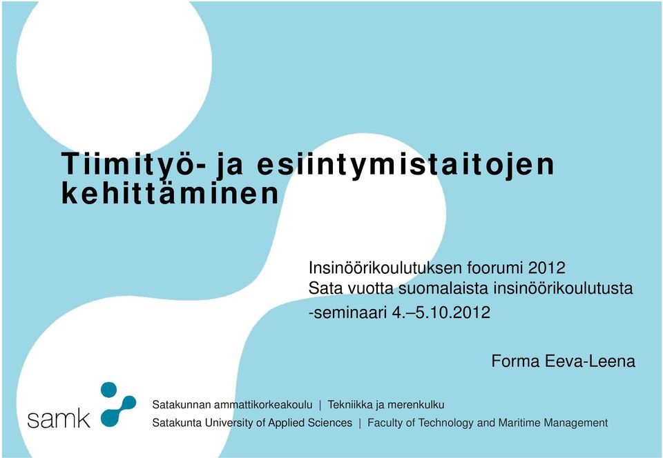 foorumi 2012 Sata vuotta suomalaista