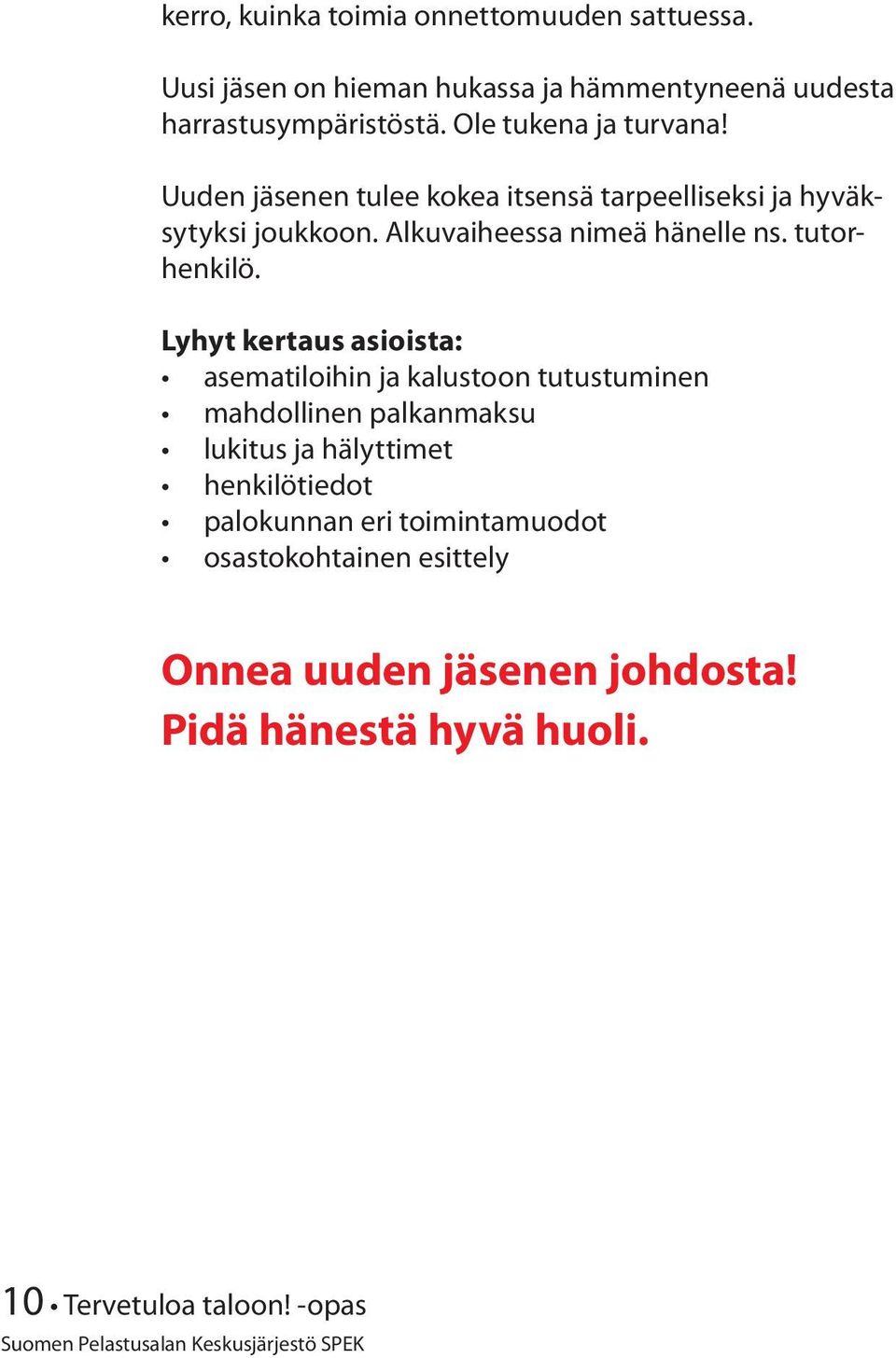 tutorhenkilö.