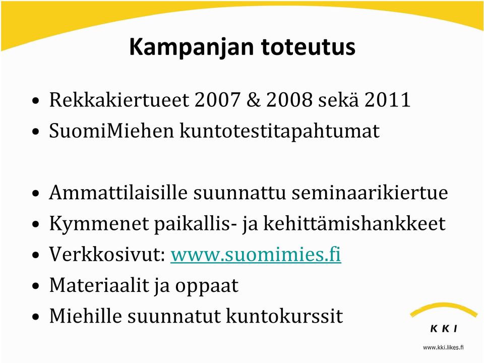seminaarikiertue Kymmenet paikallis- ja kehittämishankkeet