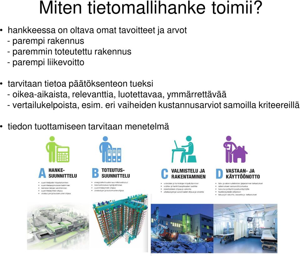 rakennus - parempi liikevoitto tarvitaan tietoa päätöksenteon tueksi - oikea-aikaista,