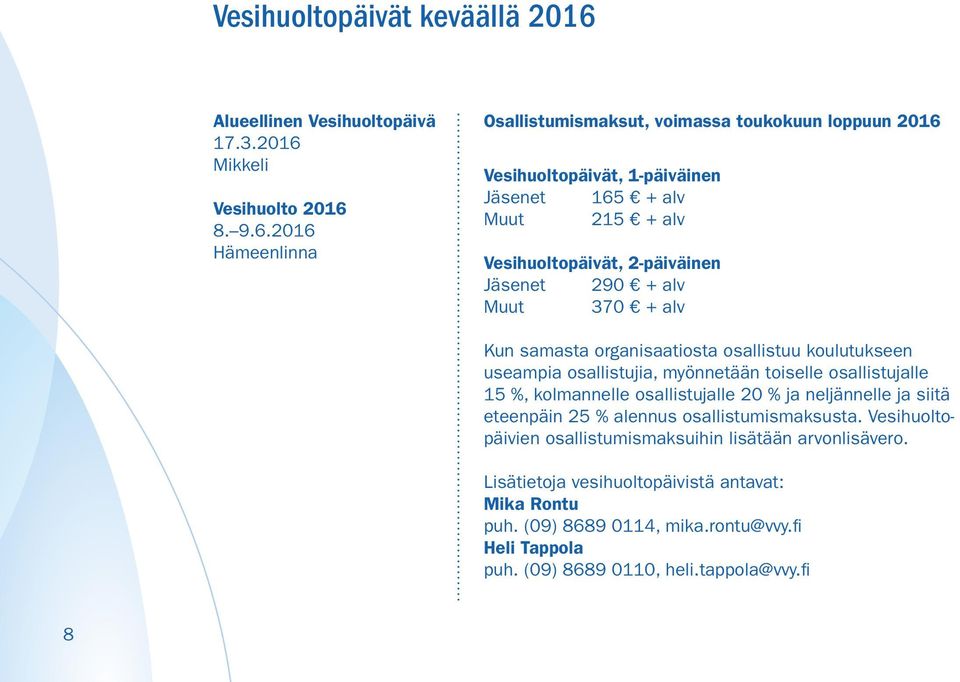 Mikkeli Vesihuolto 2016 