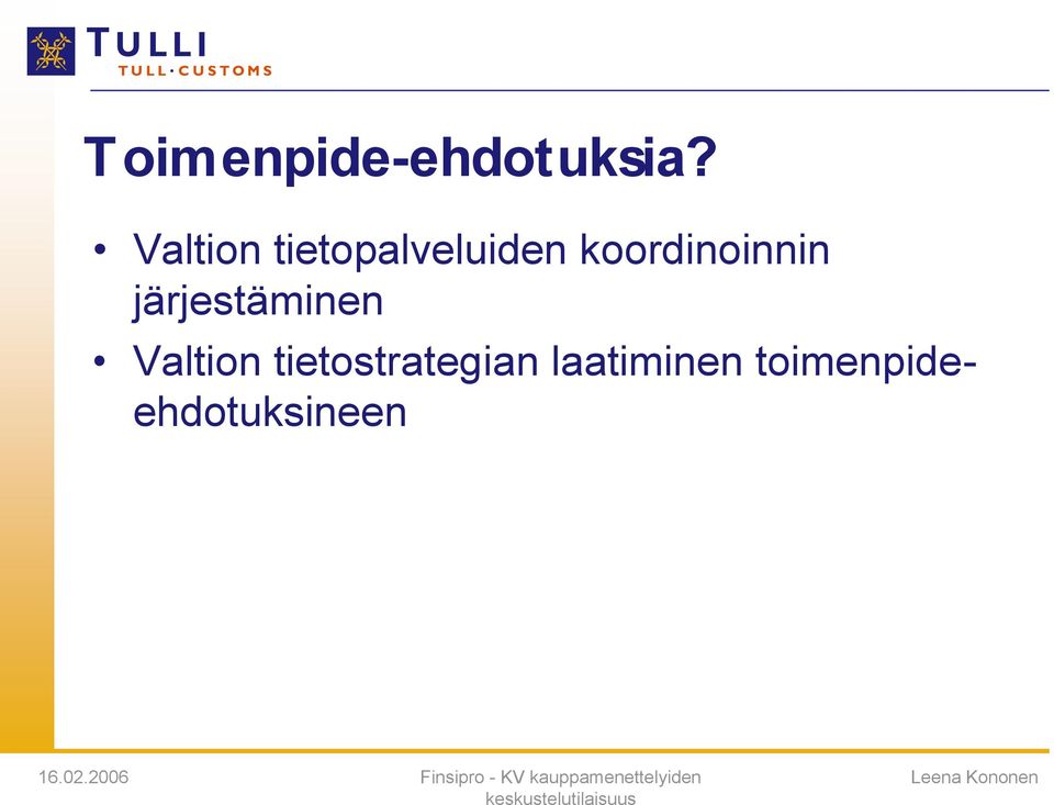 koordinoinnin järjestäminen